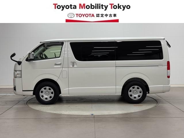 ハイエースバン ロングスーパーGL Wエアコン Bカメラ LEDライト パワーウインドウ 横滑防止 フルセグテレビ DVD視聴可 キーレスエントリー メモリーナビ オートエアコン ETC パワーステ 記録簿有 ABS エアバッグ(3枚目)