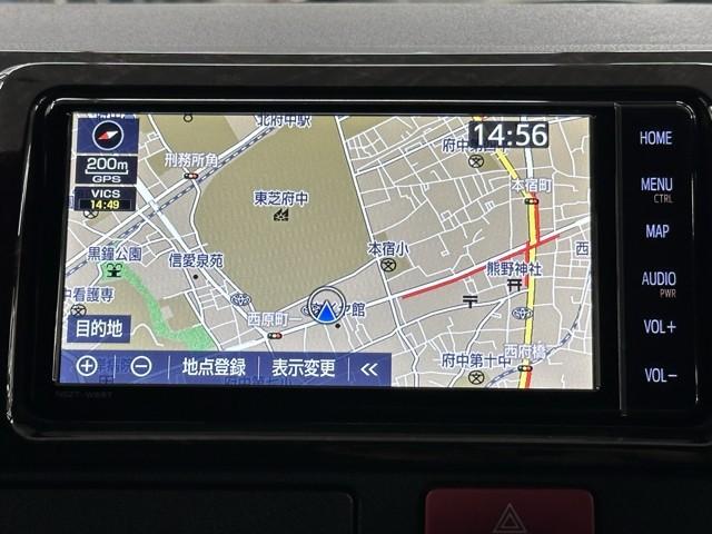 ハイエースバン スーパーＧＬ　ダークプライムＩＩ　スマキー　衝突被害軽減　Ｂモニター　ダブルエアコン　ナビ＆ＴＶ　ＥＴＣ車載器　マニュアルエアコン　１００Ｖ　ＬＥＤヘットライト　横滑り防止　キーフリー　パワステ　パワーウインドウ　フルセグテレビ（5枚目）