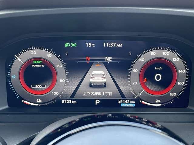 エクストレイル １．５　Ｘ　ｅ－４ＯＲＣＥ　４ＷＤ　エマブレ　カーナビ　クルーズコントロール　レーンキープアシスト　４ＷＤ　寒冷地仕様　キーレスエントリー　アイドリングストップ　ＡＡＣ　盗難防止システム　サイドエアバック　メモリーナビ　アルミホイール（13枚目）