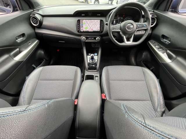 キックス X ナビ&TV ワンオ-ナ-車 追従クルコン スマートキー LEDヘッド レーンアシスト パワーステアリング 盗難防止システム ドライブレコーダー ETC 整備記録簿有 メモリーナビ サイドエアバッグ(4枚目)