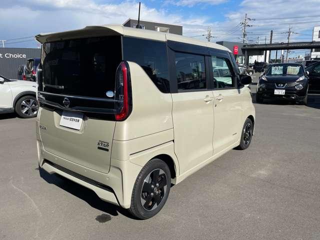 ルークス ６６０　ハイウェイスターＸ　アイスト　衝突被害軽減ブレ－キ　助手席側オートスライドドア　マルチビューカメラ　ＥＴＣ　ＬＥＤ　スマートキー　パワーウィンドウ　ワンオーナー　ナビＴＶ　バックカメラ　記録簿　パワステ　オートエアコン（2枚目）