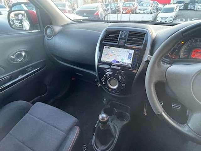 マーチ 1.5 NISMO S 5速MT車 社外ナビ 社外アルミ(7枚目)