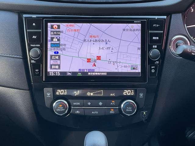 エクストレイル 2.0 20Xi 2列車 アイドリングストップ車 LEDヘットライト Rカメラ 盗難防止装置 インテリキー レーンキープアシスト ETC ドライブレコーダー 記録簿 キーフリー 1オーナー TVナビ オートエアコン ABS(7枚目)