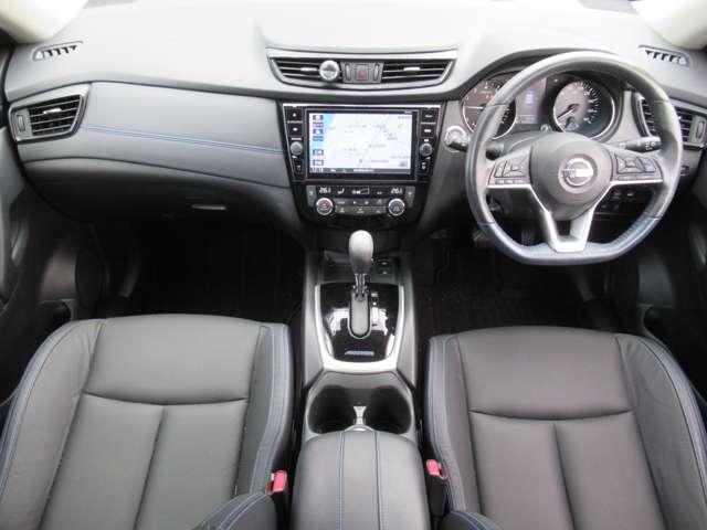 エクストレイル オーテック パッケージ エマブレ サイドカメラ バックカメラ LED ワンオーナ 全周囲カメラ ドラレコ ETC アイドリングストップ メモリーナビ インテリキー アルミホイール ナビTV 4WD 盗難防止装置 レーンキープ(3枚目)