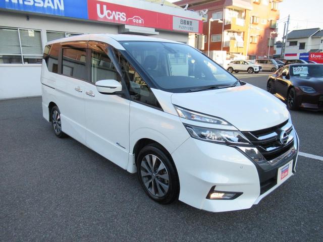 セレナ ハイウェイスターG プロパイロットエディション 後席モニター バックカメラ ETC 前後ドラレコ 両側ハンズオートスライド VDC LDW LDP エマブレ 踏み間違い LED USB MS BT B-ray フルセグ インテリキー Sハイブリッド(64枚目)