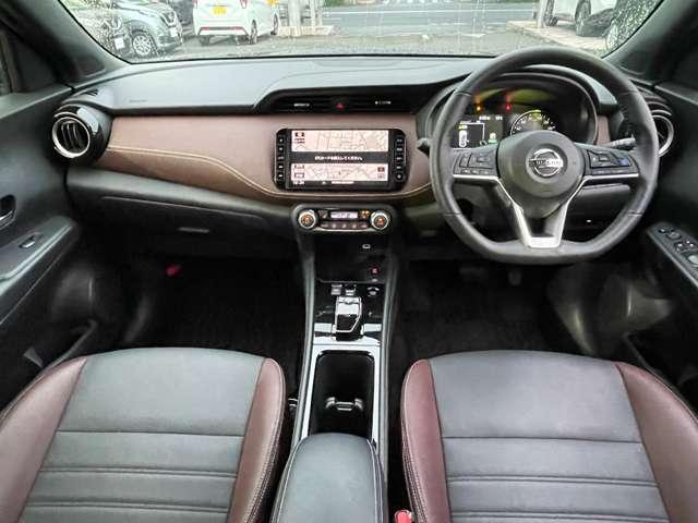 キックス １．２　Ｘ　スタイルエディション　（ｅ－ＰＯＷＥＲ）　純正大型画面ナビアラウンドビューモニター　アラウンドビュー　エマブレ　ＬＥＤヘッドランプ　車線逸脱　ワンオーナー　セキュリティ　ＥＴＣ　スマートキー　ナビＴＶ　メモリ－ナビ　パワステ　エアコン　キーレス　パワーウィンドウ　ＡＢＳ　バックカメラ（4枚目）