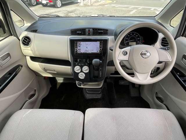 デイズ ６６０　Ｊ　純正メモリーナビバックモニター　レーダーＢ　ＷＳＲＳ　パワーウィンド　ナビ＆ＴＶ　キーフリー　ドラレコ　ワンオーナー車　記録簿有り　ＳＲＳ　ＰＳ　メモリーナビ　ＡＣ　ワンセグ　ＡＢＳ（4枚目）