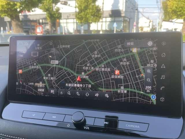 タッチパネルで簡単操作日産オリジナルメモリーナビ