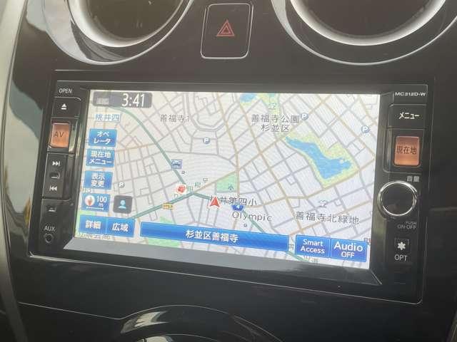 ノート １．２　メダリスト　純正メモリーナビアラウンドビューモニター　寒冷地仕様　イモビライザー　Ａストップ　インテリキー　オートエアコン　左右エアバック　バックビューモニター　メモリーナビ　ＥＴＣ　１オーナー　ナビＴＶ　パワーウインドー　パワステ　運転席エアバッグ（5枚目）