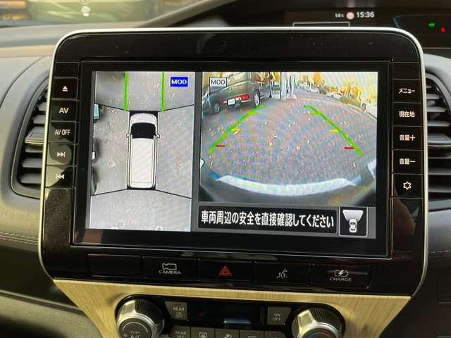 セレナ １．２　ｅ－ＰＯＷＥＲ　ハイウェイスター　Ｖ　純正大型画面ナビプロパイロットＡＶＭ　３６０°カメラ　エマジェンシーブレーキ　１オナ　スマキー　ＬＥＤ　レーンアシスト　点検記録簿付　ＥＴＣ　ドラレコ　Ａストップ　イモビ　フルオートエアコン　アルミホイール　エアバック　メモリーナビ（7枚目）