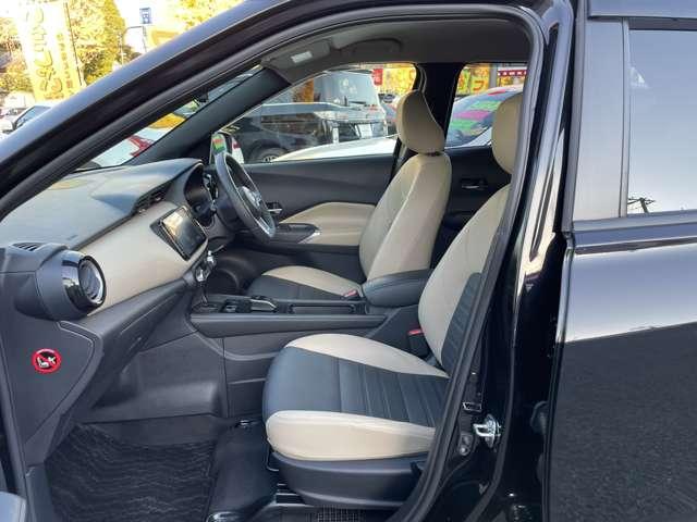 キックス １．２　Ｘ　ツートーン　インテリアエディション　（ｅ－ＰＯＷＥＲ）　純正大型画面ナビＡＶＭプロパイロット　レーダークルーズ　被害軽減ブレーキ　ＬＥＤヘッドライト　アラウンドビューモニター　インテリジェントキー　ドラレコ　アイドリングストップ　ＥＴＣ　メモリ－ナビ　エアコン　パワステ　キーレス　ＡＢＳ（20枚目）