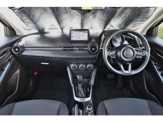 デミオ 1.5 XD ツーリング ディーゼルターボ パドルシフト スマートキ AAC Bカメ ETC付き Aストップ 1オーナー車 ドライブレコ ナビ&TV LDWS 全席パワーウインドウ PS キーレスエントリー LEDライト サイドエアバッグ メモリーナビ(4枚目)