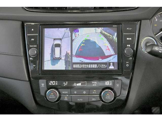 エクストレイル ２．０　２０Ｘｉ　ハイブリッド　プロパイ　ナビＴＶ　ＡＶＭ　ＬＥＤ　全周囲　車線逸脱警報　衝突被害軽減　ワンオーナー　インテリジェントキー　ＬＥＤ　盗難防止システム　ＥＴＣ　ナビＴＶ　アイドリングストップ　オートエアコン　ＡＢＳ　ドライブレコーダー　アルミホイール（3枚目）