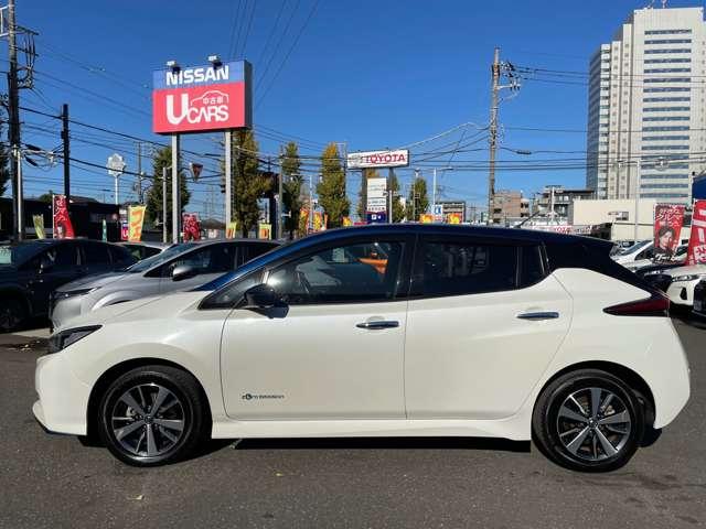 リーフ e+ X 純正(メーカー)メモリーナビ・フルセグTV AVM ワンオ-ナ-車 寒冷地 LEDライト アダプティブクルーズコントロール ドラレコ ETC インテリキー バックカメラ 点検記録簿 メモリーナビ オートエアコン サイドエアバック Wエアバック AW(20枚目)