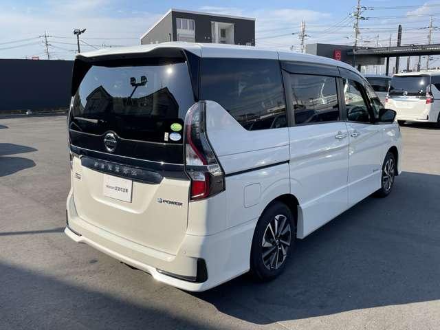 セレナ １．２　ｅ－ＰＯＷＥＲ　ハイウェイスター　Ｇ　踏み間違い衝突防止　ＡＢＳ　ＬＥＤヘッドライト　ワンオーナー車　ＥＴＣ　レーダークルーズ　レーンアシスト　バックカメラ　アルミホイール　スマートキー　メモリーナビ　ナビＴＶ　キーフリー　サイドモニター（2枚目）