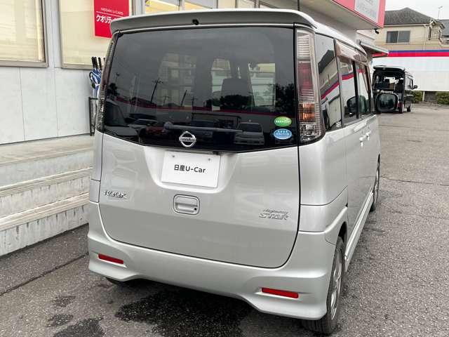 ルークス ６６０　ハイウェイスター　純正メモリーナビ／バックモニター　ナビＴＶ　ＥＴＣ付　バックモニタ－　パワーウインド　デュアルエアバッグ　ＡＡＣ　運転席エアバック　パワステ　メモリナビ　両側スライド左側パワースライドドア　アルミ　キーレス　ワンセグＴＶ　ＡＢＳ（2枚目）