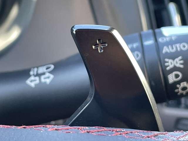 パドルシフト装備です！直感的なシフト操作も楽しめますね！