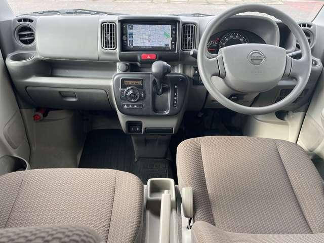 クリッパーバン 660 GXターボ ハイルーフ 純正メモリーナビ/両側オートスライドドア キーレス スマートキー 両側パワースライドドア フルオートエアコン LEDヘッドライト エマージェンシーブレーキ メモリーナビ(3枚目)