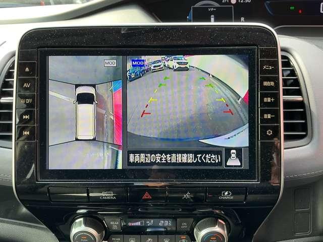 セレナ ｅ－パワー　ハイウェイスターＶ　防水シート車　プロパイロット　純正大画面メモリーナビ　ナビ連動前後ドラレコ＆ＥＴＣ２．０　後席モニター　アラウンドビューモニター　両側オートスライドドア　ＬＥＤライト　純正１６インチアルミ（5枚目）