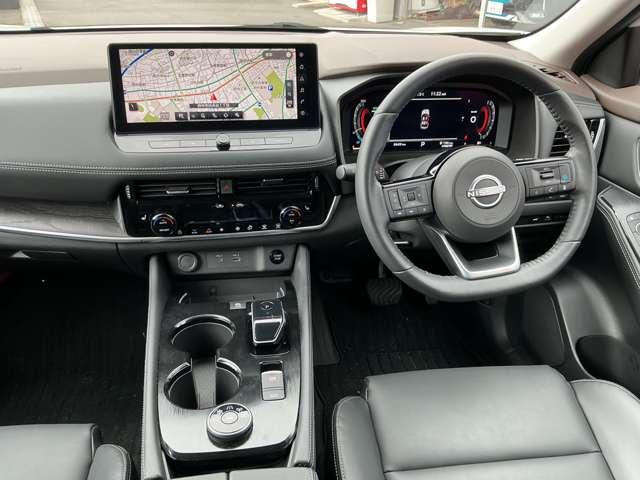 エクストレイル G e-4ORCE 4WD ライン装着コネクトナビ 連動ETC2.0 社外前後ドラレコ アラウンドビューモニター ステアリング&シートヒーター フロント電動シート 電動バックドア SOSコール プロパイロットパーキング(3枚目)