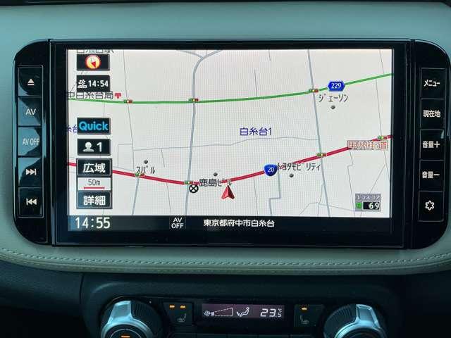 キックス Ｘ　ツートーンインテリアエディション　当社社有車　プロパイロット　純正大画面メモリーナビ　連動インカメラ付きドラレコ＆ＥＴＣ２．０　アラウンドビューモニター　フロントシートヒーター　ステアリングヒーター　スマートルームミラー　ＳＯＳコール（5枚目）