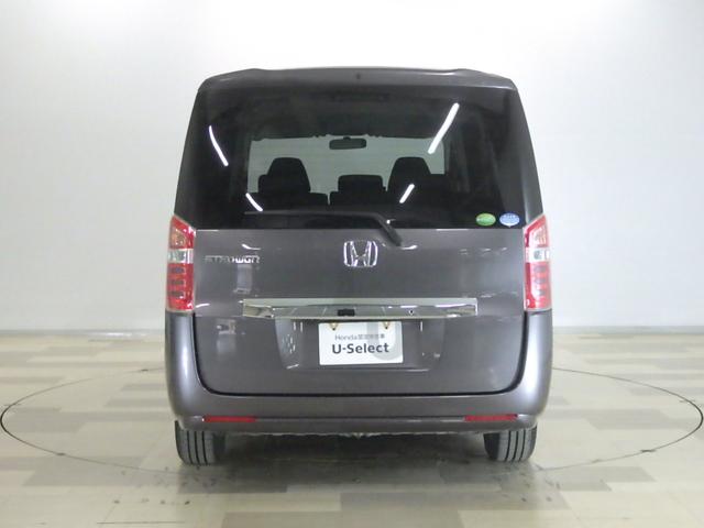 ステップワゴン GEセレクション ナビ オートスライドドア ベンチシート ETC クルーズコントロール リアカメラ ドアバイザー 社外アルミ スマートキー デュアルエアバッグ 三列シート キーレスエントリーキー PW PS 記録簿(22枚目)