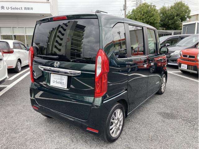 Ｎ－ＢＯＸ Ｌ・ターボ　ナビ　両側オートスライド　ＬＥＤライト　Ｒカメラ　サイド／カーテンエアバック　シートヒーター　スマートキー　パーキングセンサー　電子パーキング　シ－トヒ－タ－　ＡＡＣ　Ｂカメラ　整備記録簿　地デジ（6枚目）