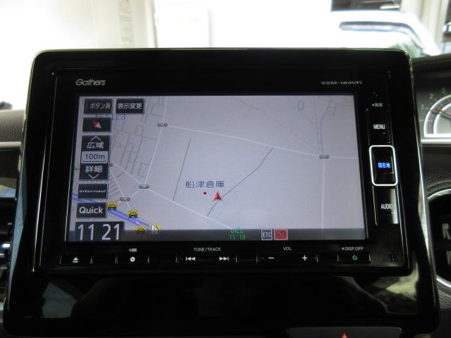 Ｎ－ＢＯＸカスタム Ｇ・Ｌホンダセンシング　ナビ　オートスライドドア　アルミ　リアカメラ　サイド／カーテンエアバック　ＬＥＤライト　ＥＴＣ　スマートキー　パーキングセンサー　ＶＳＡ　ドアバイザー　地デジＴＶ　整備記録簿　助手席エアバッグ　ＵＳＢ（2枚目）