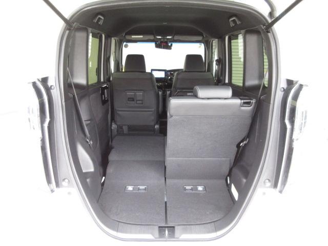 N-BOXカスタム EXターボ ナビ 両側オートスライド シートヒーター LEDライト サイド/カーテンエアバック ETC スマートキー ドアバイザー クルーズコントロール パーキングセンサー リアカメラ 記録簿 地デジ ABS(19枚目)