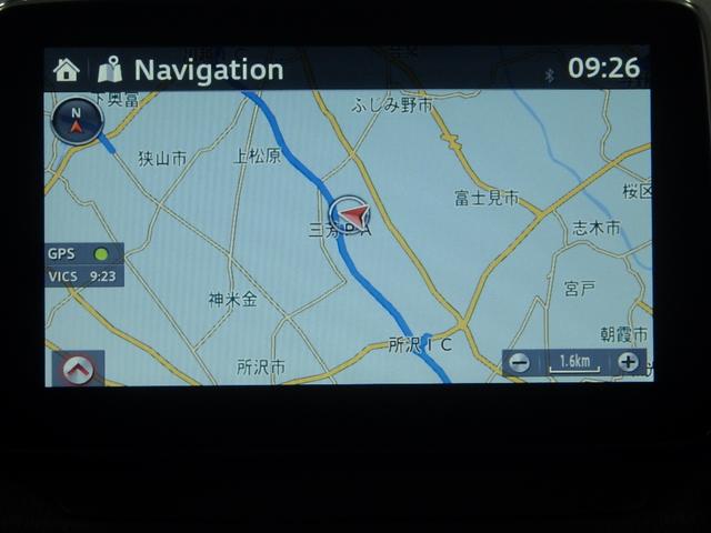 デミオ 13S ナビ アルミ ETC LEDライト ドアバイザー i-stop サイド/カーテンエアバック スマートキー 整備記録簿 アイスト アドバンスドキー キーレススタート VSA 盗難防止システム ABS(2枚目)