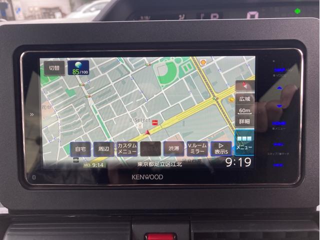 タント カスタムＲＳ　ナビ　両側パワースライド　リアカメラ　シートヒーター　ＥＴＣ　ＬＥＤライト　パーキングセンサー　スマートキー　クルーズコントロール　サイド／カーテンエアバック　両側パワスライドドア　地デジフルセグ（20枚目）