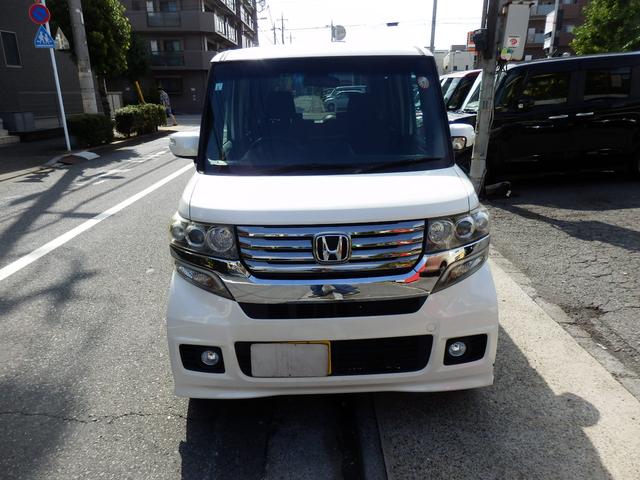 Ｎ－ＢＯＸカスタム Ｇ・ターボパッケージ　社外ナビ　フルセグ　Ｂカメラ　両側パワースライド　ＥＴＣ（2枚目）