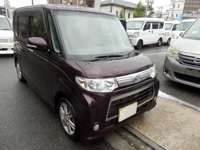 タント カスタムＲＳ　純正ナビ　フルセグ　パワースライド（3枚目）