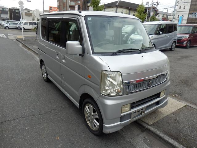 エブリイワゴン PZターボスペシャル 両側パワースライド キーレス ETC 純正アルミ(3枚目)