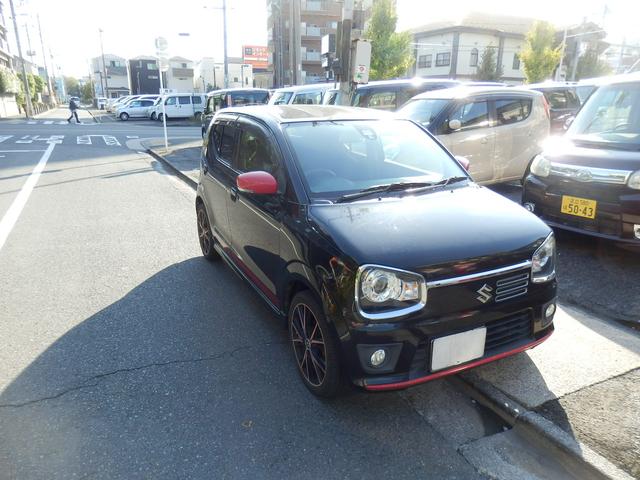 アルトターボRS ベースグレード プッシュスタート シートヒーター I-stop 社外アルミ(3枚目)