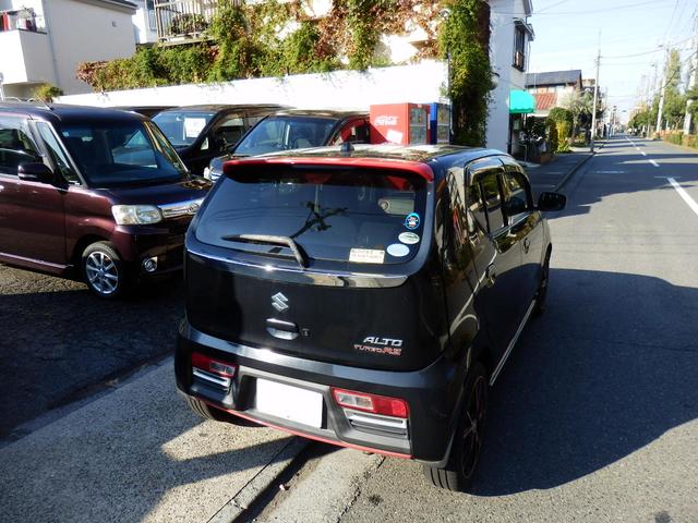 アルトターボRS ベースグレード プッシュスタート シートヒーター I-stop 社外アルミ(8枚目)