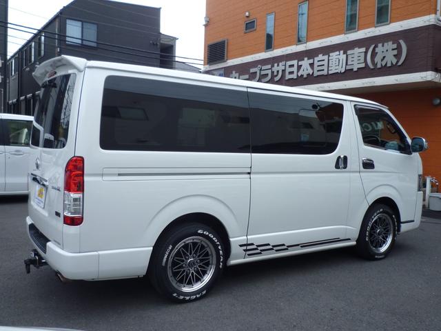ハイエースバン スーパーGL 50TH アニバーサリーリミテッド ワンオーナー・禁煙車・TRDスポイラー・両側自動ドア・ワーク17インチ・ヒッチメンバー・荷室フローリング・LEDヘッドライト・カロッツェリアナビTV・HDMI/ブルートゥース・ETC・スマートキー(13枚目)
