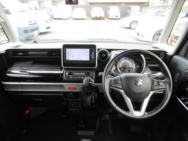 スペーシアカスタム ハイブリッドXSターボ 禁煙 社外ナビ 地デジTV バックカメラ CD・DVD Bluetooth ETC ハンズフリー 左右電動スライドドア クルーズコントロール レーダーブレーキサポート ドライブレコーダー パドルシフト(10枚目)