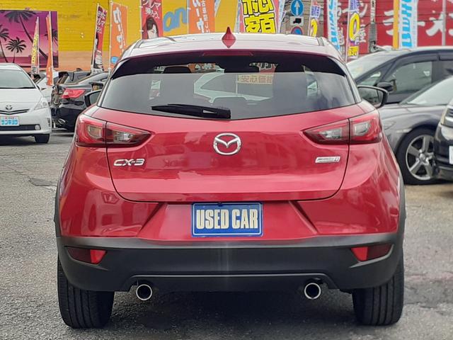 CX-3 XD ツーリング 禁煙車 ディーゼルターボ 純正ナビ フルセグTV DVDビデオ Bluetooth バックカメラ ETC パドルシフト 革シート クルーズコントロール インテリキー LEDライト 純正18インチAW(7枚目)