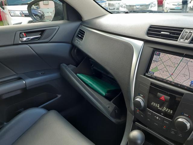 キザシ ベースグレード 禁煙車 最終型 黒本革パワーシート クルコン キセノンヘッドライト フォグ 前後センサー 社外ナビ フルセグTV Bluetooth DVD再生 SD プッシュスタート ニー&サイドエアバッグ ETC(44枚目)