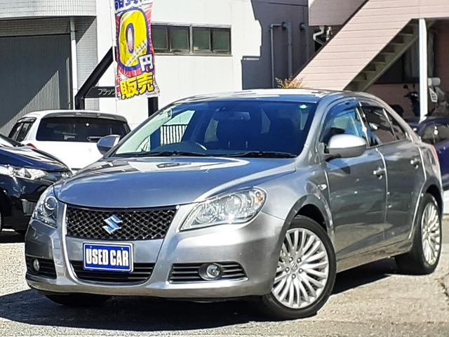 キザシ ベースグレード 禁煙車 最終型 黒本革パワーシート クルコン キセノンヘッドライト フォグ 前後センサー 社外ナビ フルセグTV Bluetooth DVD再生 SD プッシュスタート ニー&サイドエアバッグ ETC(47枚目)