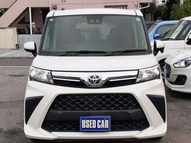 ルーミー X 禁煙車 後期型 衝突軽減ブレーキ 左側電動スライドドア ETC 前後障害物センサー 社外ナビ フルセグTV DVDビデオ Bluetooth CD バックカメラ プッシュスタート オートライト(6枚目)