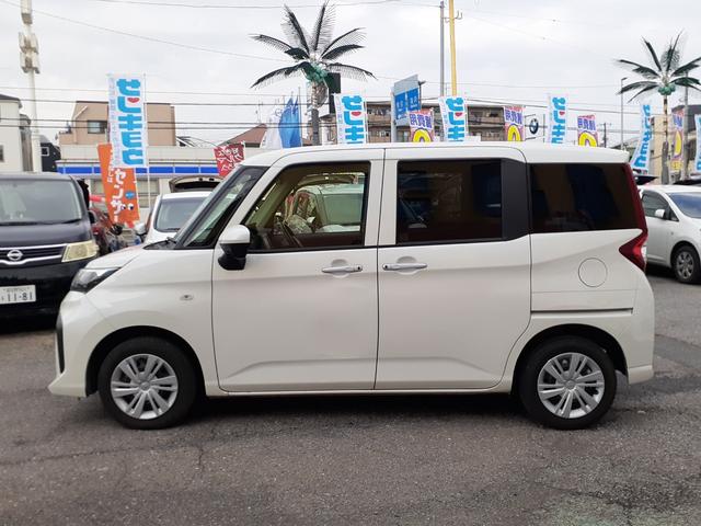 ルーミー X 禁煙車 後期型 衝突軽減ブレーキ 左側電動スライドドア ETC 前後障害物センサー 社外ナビ フルセグTV DVDビデオ Bluetooth CD バックカメラ プッシュスタート オートライト(17枚目)