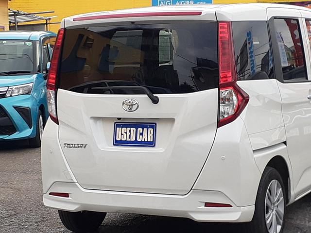 ルーミー X 禁煙車 後期型 衝突軽減ブレーキ 左側電動スライドドア ETC 前後障害物センサー 社外ナビ フルセグTV DVDビデオ Bluetooth CD バックカメラ プッシュスタート オートライト(19枚目)