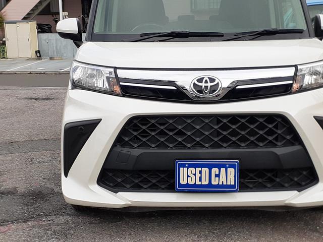 ルーミー X 禁煙車 後期型 衝突軽減ブレーキ 左側電動スライドドア ETC 前後障害物センサー 社外ナビ フルセグTV DVDビデオ Bluetooth CD バックカメラ プッシュスタート オートライト(55枚目)