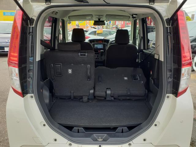 ルーミー X 禁煙車 後期型 衝突軽減ブレーキ 左側電動スライドドア ETC 前後障害物センサー 社外ナビ フルセグTV DVDビデオ Bluetooth CD バックカメラ プッシュスタート オートライト(67枚目)