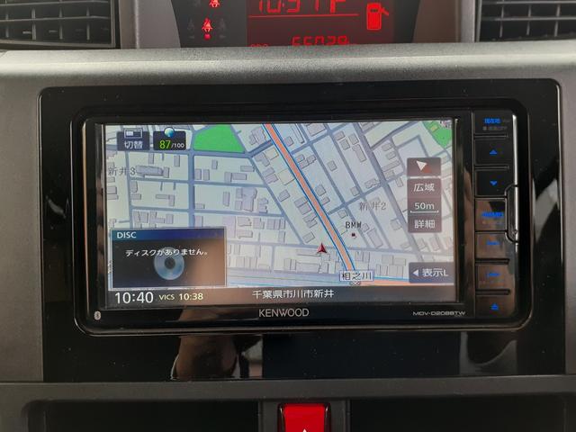 ルーミー X 禁煙車 後期型 衝突軽減ブレーキ 左側電動スライドドア ETC 前後障害物センサー 社外ナビ フルセグTV DVDビデオ Bluetooth CD バックカメラ プッシュスタート オートライト(73枚目)