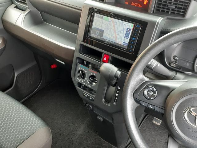ルーミー X 禁煙車 後期型 衝突軽減ブレーキ 左側電動スライドドア ETC 前後障害物センサー 社外ナビ フルセグTV DVDビデオ Bluetooth CD バックカメラ プッシュスタート オートライト(75枚目)