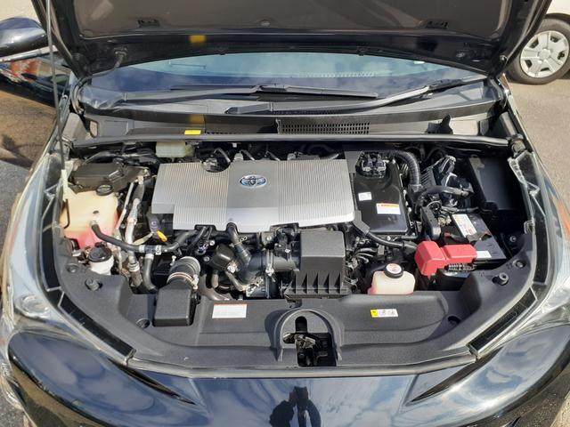 プリウス Sセーフティプラス 禁煙 セーフティセンス Aクルコン HUD LEDヘッドライト フォグランプ 純正9インチナビ 地デジTV Bluetooth DVD再生 SD バックカメラ ETC2.0 前後センサー 前後ドラレコ(9枚目)