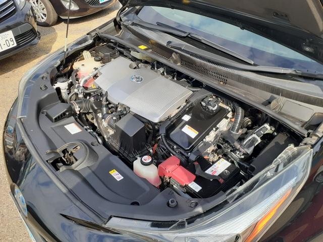 プリウス Sセーフティプラス 禁煙 セーフティセンス Aクルコン HUD LEDヘッドライト フォグランプ 純正9インチナビ 地デジTV Bluetooth DVD再生 SD バックカメラ ETC2.0 前後センサー 前後ドラレコ(10枚目)